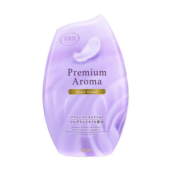 （まとめ）エステー お部屋の消臭力 PremiumAroma グレイスボーテ 400ml 1セット（3個）〔×5セット〕 【北海道・沖縄・離島配送不可】