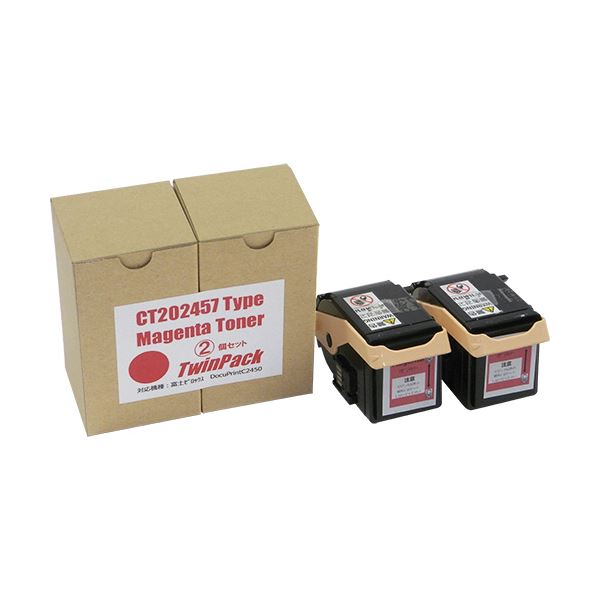 トナーカートリッジ CT202457汎用品 マゼンタ 1箱(2個)【代引不可】【北海道・沖縄・離島送りとどける不可】