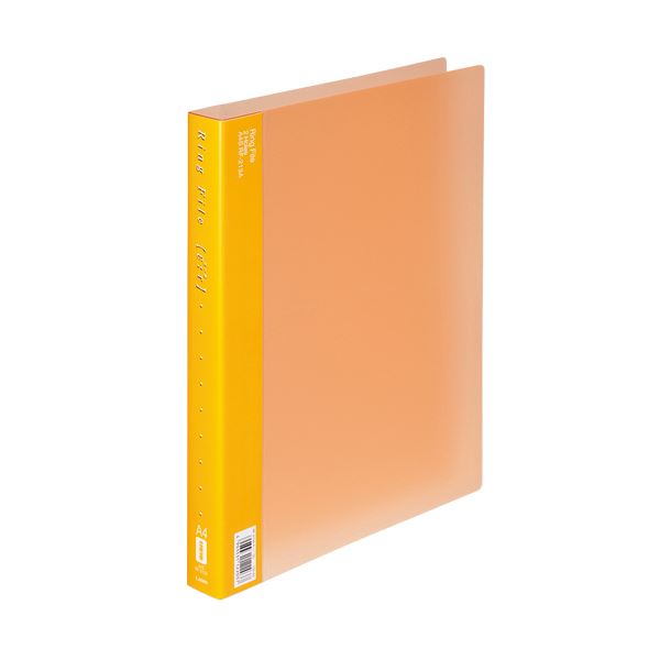 まとめ ライオン事務器 リングファイル エール タテ 2穴 150枚収容 背幅30mm オレンジ Rf 213a 1冊