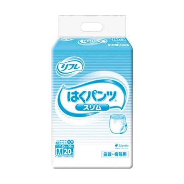 (まとめ)リブドゥコーポレーション リフレはくパンツ スリムタイプ M 1パック(20枚)〔×10セット〕 【北海道・沖縄・離島配送不可】