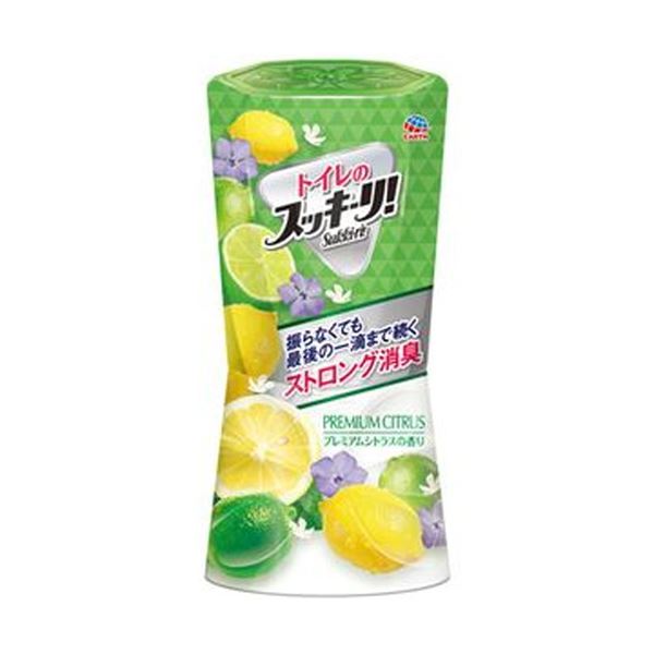 （まとめ）アース製薬 トイレのスッキーリ！プレミアムシトラス 400ml 1セット（3個）〔×10セット〕 【北海道・沖縄・離島配送不可】 12,827円