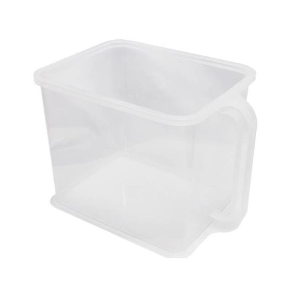 (まとめ) 吊り戸棚 収納ケース/つり戸棚ストッカー 〔ワイド 幅22cm〕 大きな取っ手付き 〔×12個セット〕【代引不可】【北海道・沖縄・離島配送不可】|フジックス