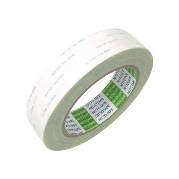 (まとめ) 日東電工 一般用両面テープ N0.500 40mm×20m 500-40 1巻 〔×5セット〕