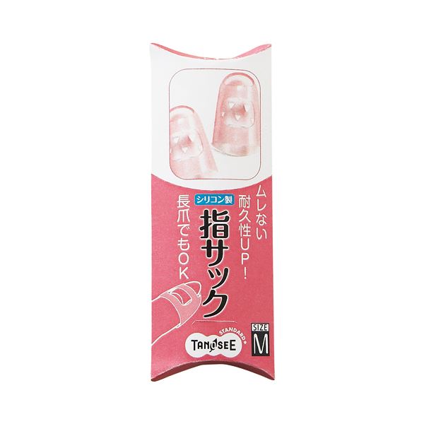 (まとめ) TANOSEE ケイ素樹脂旗がしら指サック M サクラ色 1容器に並べる（4個）  〔×30仕掛ける〕【代引不可】【北海道・沖縄・離島送りとどける不可】