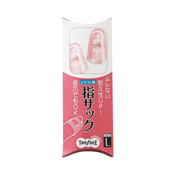 (まとめ) TANOSEE ケイ素樹脂旗がしら指サック L サクラ色 1容器に並べる（4個）  〔×30仕掛ける〕【代引不可】【北海道・沖縄・離島送りとどける不可】