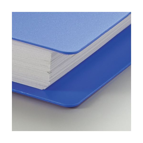 まとめ) TANOSEE OリングファイルA4タテ 背幅32mm ブルー 1冊 〔×50