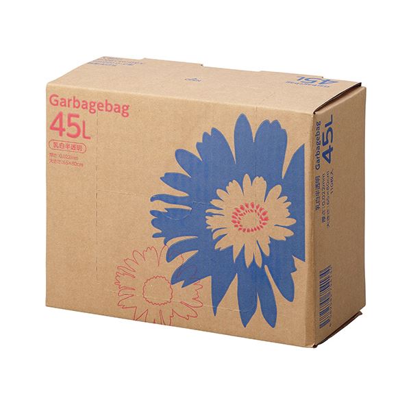 TANOSEE ゴミ袋 コンパクト乳白半透明 45L BOXタイプ 1セット（660枚：110枚×6箱） 【北海道・沖縄・離島配送不可】 9,691円