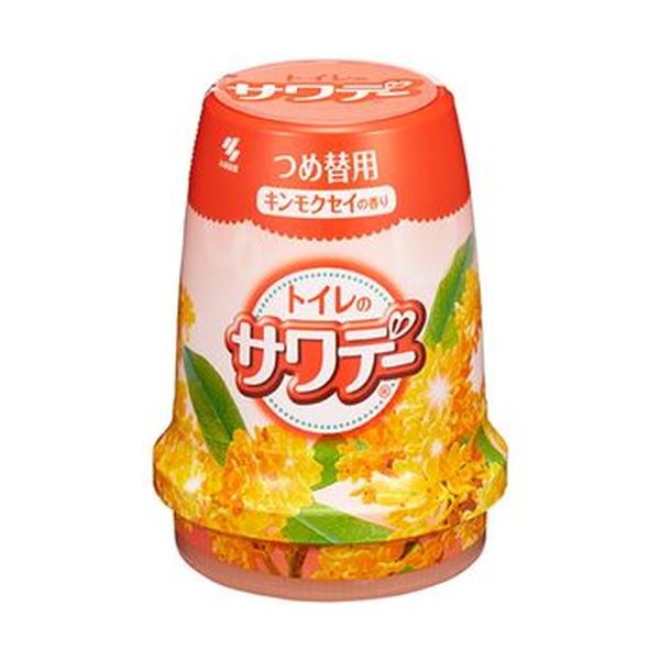 （まとめ）小林製薬 サワデーこころ安らぐキンモクセイの芳ばしさ つめ替用 140g 1個〔×50仕掛ける〕 【北海道・沖縄・離島送りとどける不可】