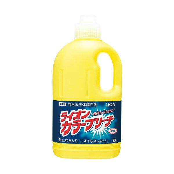 （まとめ）ライオン カラーブリーチ 本体 2L 1本〔×10セット〕 【北海道・沖縄・離島配送不可】