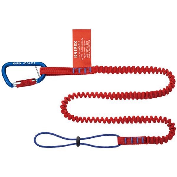KNIPEX クニペックス 落下防止ストラップ カラビナ付 005005TBK 【北海道・沖縄・離島配送不可】