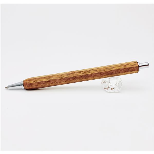 八角シャープペンシル/文房具 オバンコル ブラウン〕 木製 日本製 文具 