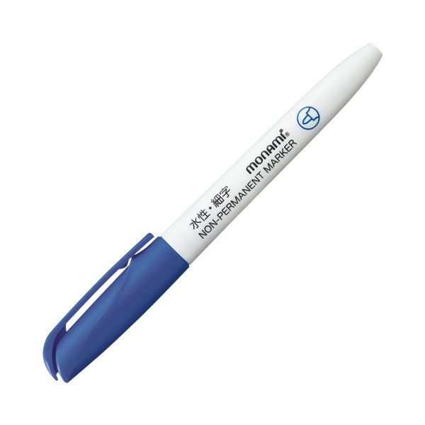 (まとめ) モナミ NON-PERMANENTMARKER(ACCU LINER PEN X-FINE) 青 12902 1カートン(12本) 〔×5セット〕【代引不可】【北海道・沖縄・離島配送不可】