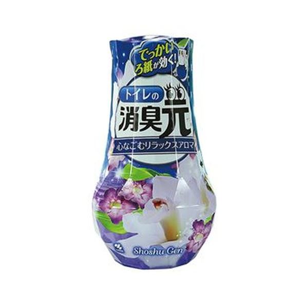 （まとめ）小林製薬 室内用便器の消臭元心なごむリラックスアロマ 400ml 1個〔×20仕掛ける〕 【北海道・沖縄・離島送りとどける不可】