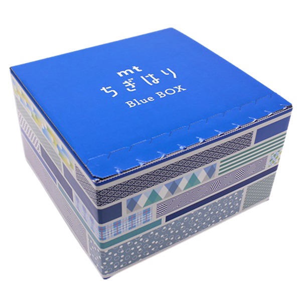 mtちぎはり マスキングテープ Blue（ブルー） BOX MTWBOX02 【北海道・沖縄・離島配送不可】