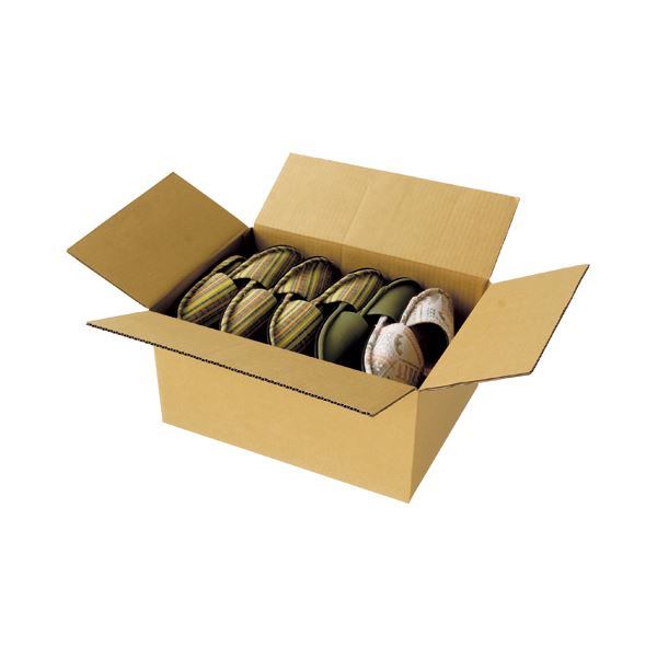 （まとめ）TANOSEE 宅配用ダンボール箱 100-A3 1パック（20枚） 〔&times;3セット〕 【北海道・沖縄・離島配送不可】｜フジックス