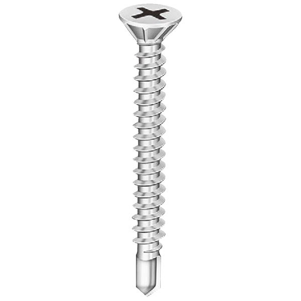 〔700本入〕 ネジ／ビス （ドリルビス） 〔フレキ型 3.8×30mm〕 スチール製 ヤマヒロ 『ジャックポイント』 〔工事 工具〕 FSJ30【代引不可】【北海道・沖縄・離島配送不可】