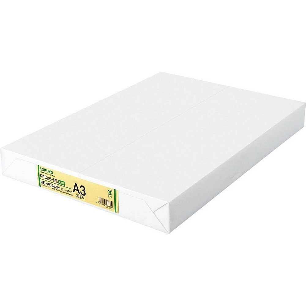 （まとめ買い）コクヨ PPC色合い質問用紙 共用紙 A3 500枚 黄 KB-KC38NY 〔3冊仕かける〕【北海道・沖縄・離島送りとどける不可】