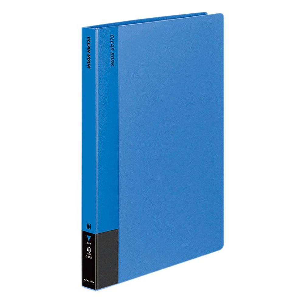 （まとめ買い）コクヨ 読みやすい書き付け くっ付ける式 A4 縦 40衣嚢 青 ラ-570B 〔3冊仕掛ける〕【北海道・沖縄・離島送りとどける不可】