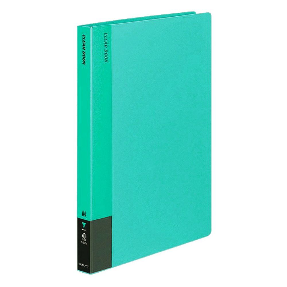 （まとめ買い）コクヨ 読みやすい書き付け くっ付ける式 A4 縦 40衣嚢 緑 ラ-570G 〔3冊仕掛ける〕【北海道・沖縄・離島送りとどける不可】