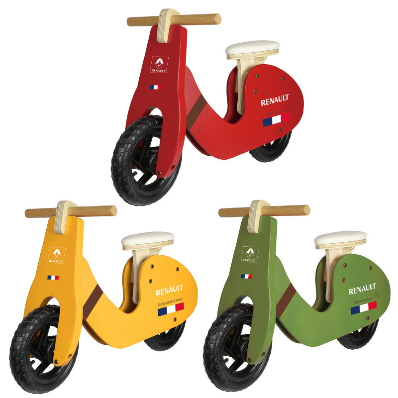 Fujix Renault No Wood Balance Training Bike Wooden Renault No Wood Balance Training Bike Wooden Only