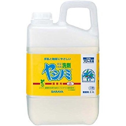（まとめ買い）サラヤ 椰子科隠翅目中性洗剤 お役目用 2.7L ﾔｼﾉﾐｾﾝｻﾞｲｷﾞｮｳﾑﾖｳ 00073718 〔3本仕掛ける〕【北海道・沖縄・離島送りとどける不可】