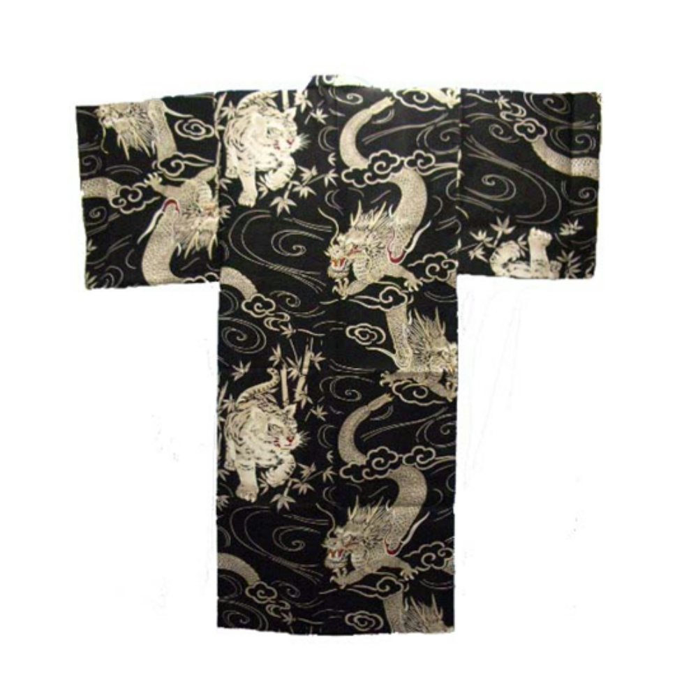 1567円 完璧 FJK 日本 お土産 紳士着物 綿 ラッパー竜虎 LL-U102