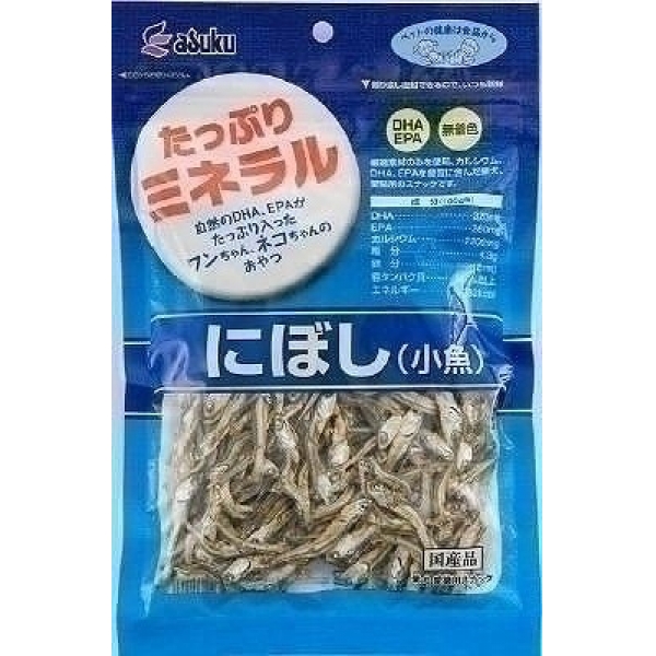 まとめ買い アスク にぼし 小魚 100g 犬猫用おやつ 〔×12〕 卓抜