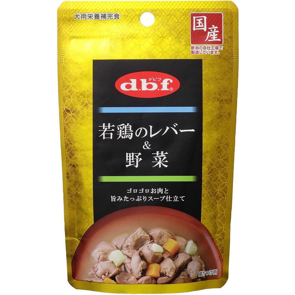 （まとめ買い）デビフペット 若鶏のレバー&野菜 100g 犬用 ドッグフード 〔×24〕【代引不可】【北海道・沖縄・離島配送不可】
