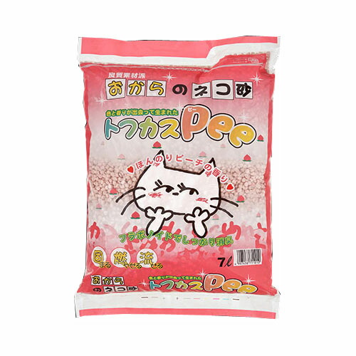 ペグテック おからの猫砂 トフカスPee 7L【代引不可】 ペグテック おからの猫砂 トフカスPee 7L【代引不可】