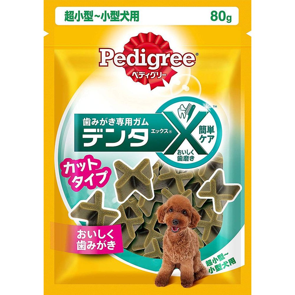 （まとめ買い）マースジャパン ぺディグリー デンタエックス 超小型・小型犬用 カットタイプ レギュラー 〔×18〕【代引不可】【北海道・沖縄・離島配送不可】