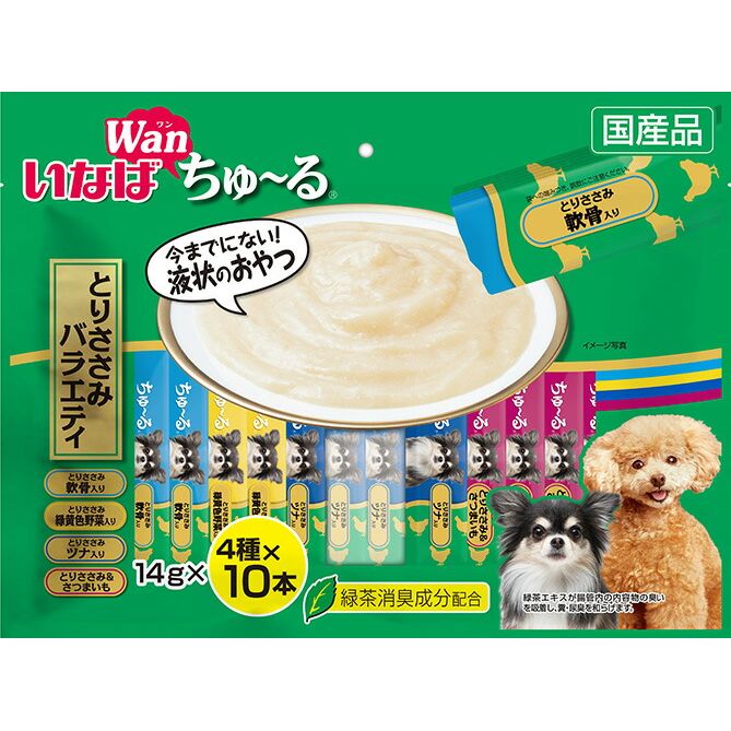 まとめ買い いなばペットフード いなば ちゅ る とりささみバラエティ 14g 40本 犬用おやつ 3 北海道 沖縄 離島配送不可 まとめ買い 3 タンパク加水分解物 内容量 Beyondresumes Net
