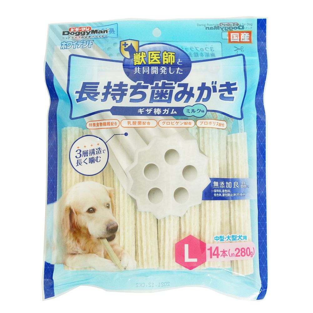 まとめ買い ドギーマン ホワイデント 長持ち歯みがき ギザ棒ガム L14本 犬用おやつ 8 北海道 沖縄 離島配送不可 Andapt Com