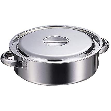 赤川入れもの製造所 AG 18-8端っこ鍋 51糎(36.0L) 【北海道・沖縄・離島送りとどける不可】