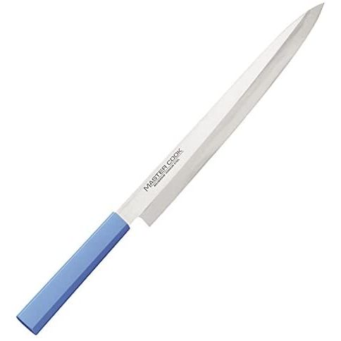 片岡製作所 マスターコック 抗菌カラー包丁 MCYK-240 柳刃包丁 24cm ブルー 【北海道・沖縄・離島配送不可】｜フジックス