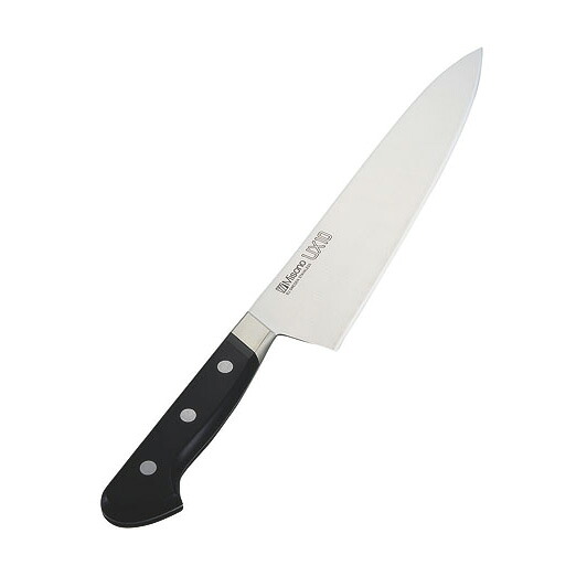 中條金物 ミソノUX10 ツバ付牛刀包丁 18cm No.711 【北海道・沖縄・離島配送不可】|フジックス