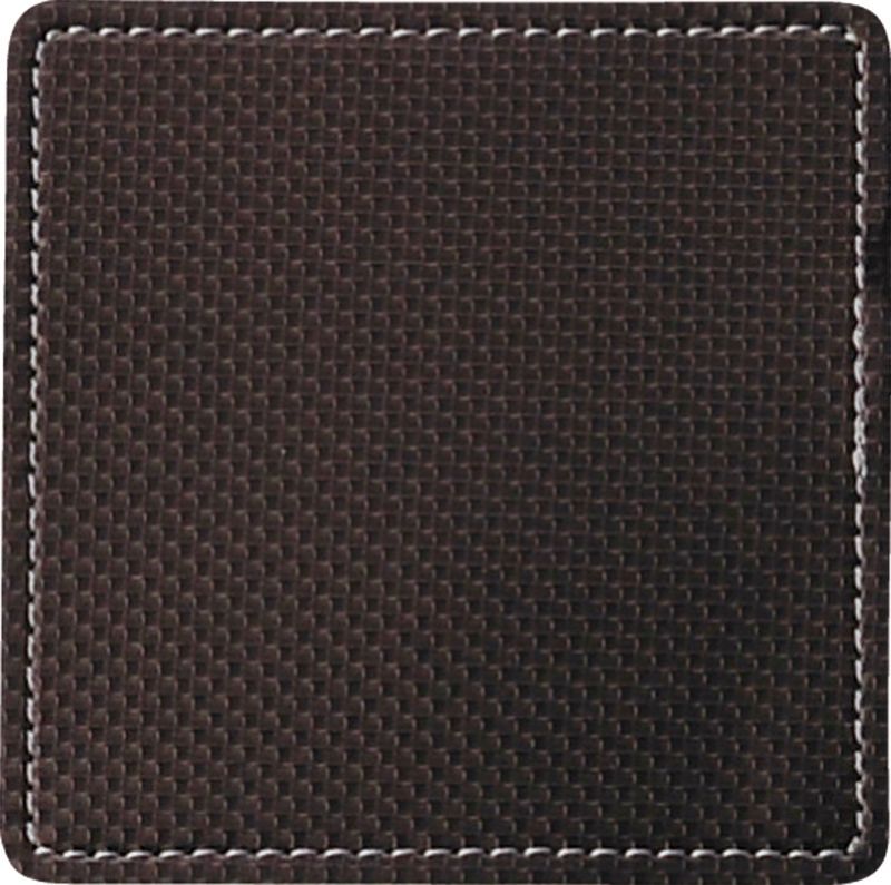 （まとめ買い）えいむ 店舗用品 カーボンタッチコースター リバーシブル 角 GM-25 黒/茶 10枚入 〔×3〕 【北海道・沖縄・離島配送不可】