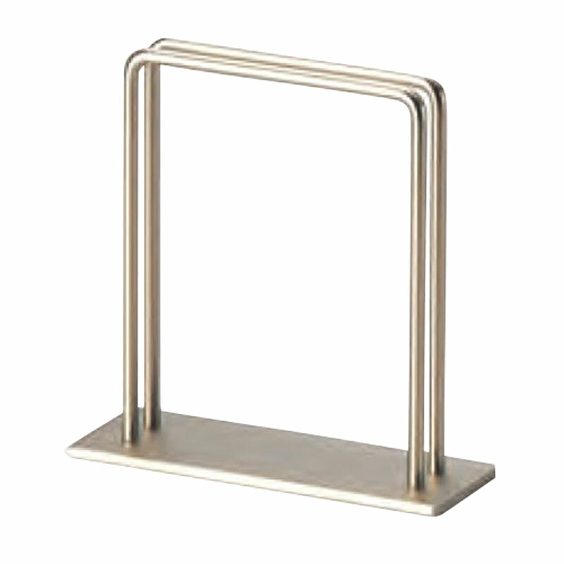 (まとめ買い)えいむ 店舗用品 メタルブック立て 重量タイプ メニュー立て 溝幅10mm ロング シルバー BS-481 〔×3〕 【北海道・沖縄・離島配送不可】|フジックス