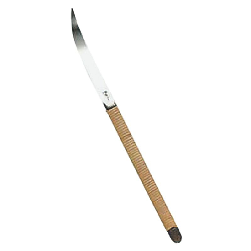 （まとめ買い）カンダ 一皿分の料理捏ち上げる九寸五分 籐巻 深曲刃 右用 〔×3〕 【北海道・沖縄・離島送りとどける不可】