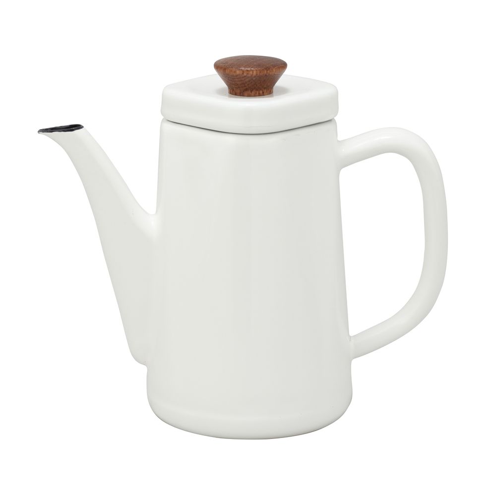 （まとめ買い）田んぼ琺瑯 ANB-1.2PW アンビ コーヒーポット ドリップポット 1.2L 白いこと 〔×3〕 【北海道・沖縄・離島送りとどける不可】