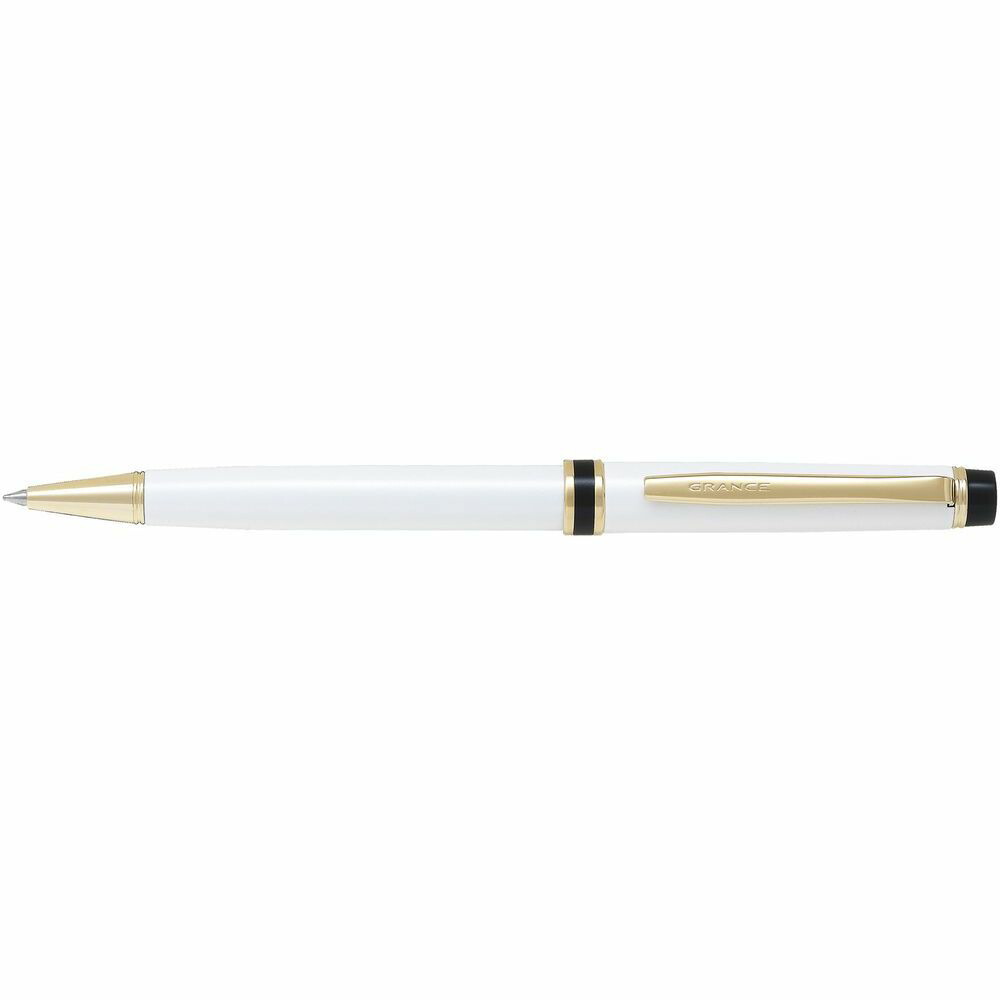 （まとめ買い）パイロット 油性ボールペン グランセ 0.7mm パールホワイト BGRC-7SR-PW 〔3本セット〕 【北海道・沖縄・離島配送不可】