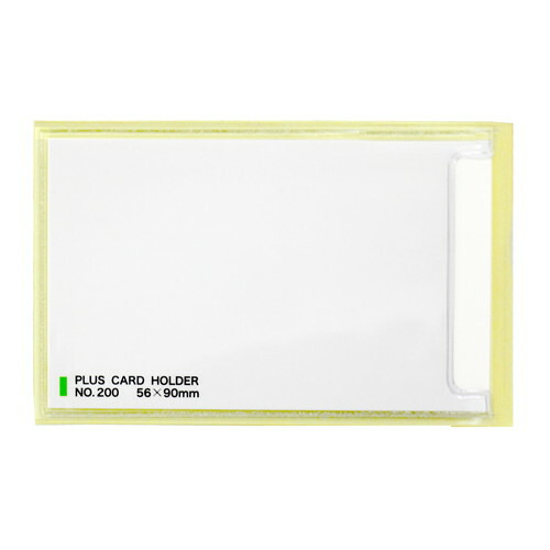 （まとめ買い）プラス 粘着剤付カードホルダー スティキット W99×H60mm 100枚 LA-200ST 〔×3〕 【北海道・沖縄・離島配送不可】
