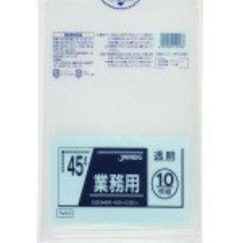 お役目用45L 10枚入025LLD+メタロセン澄み切った TM43 〔まとめ買い（60袋×5入れもの）足し加える300袋仕掛ける〕 38-281【代引不可】【北海道・沖縄・離島送りとどける不可】