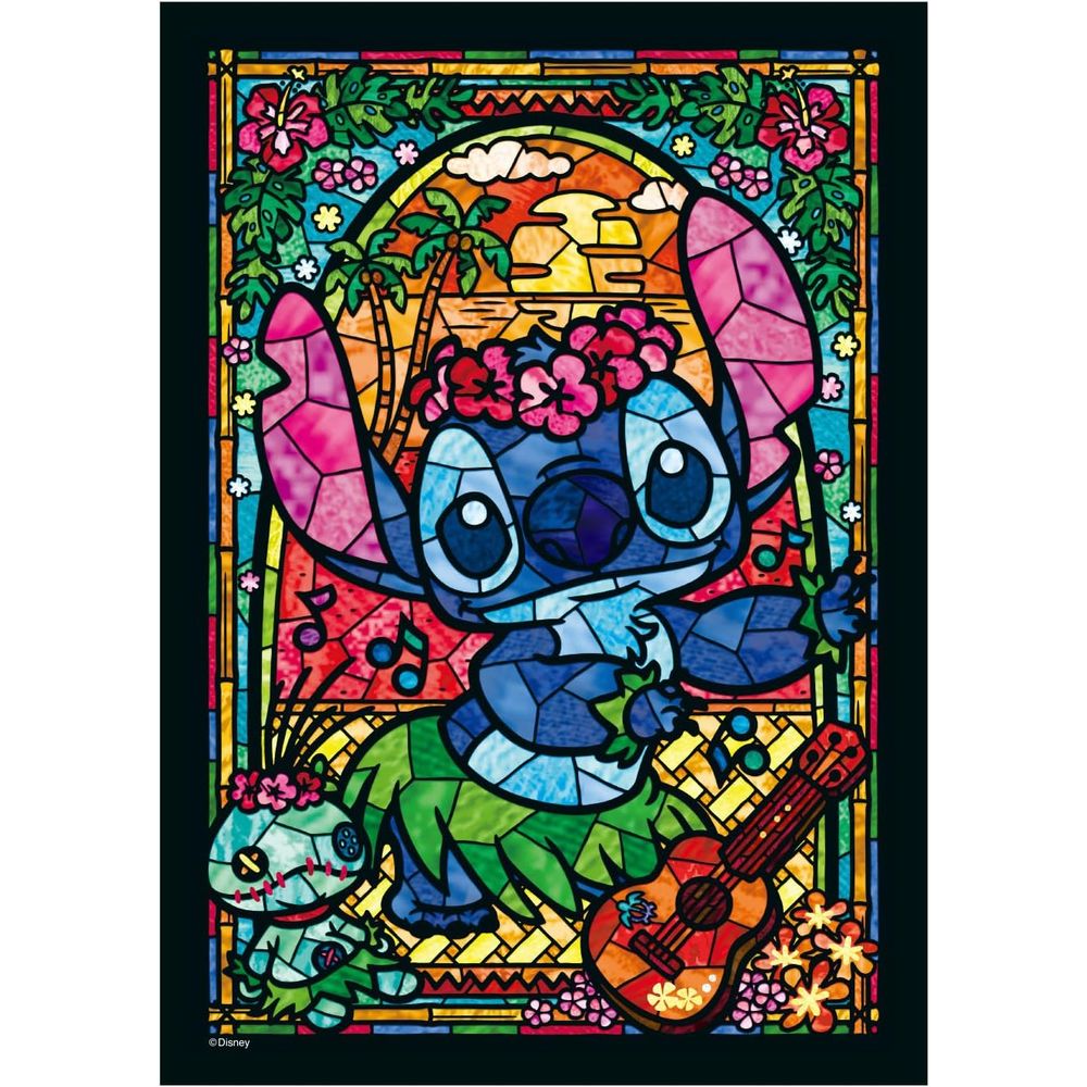 毬月絵美　ジグソーパズル　新品　葉っぱのコンチェルト　専用フレームセット 楽天市場】266ピース ジグソーパズル スティッチ ステンドグラス