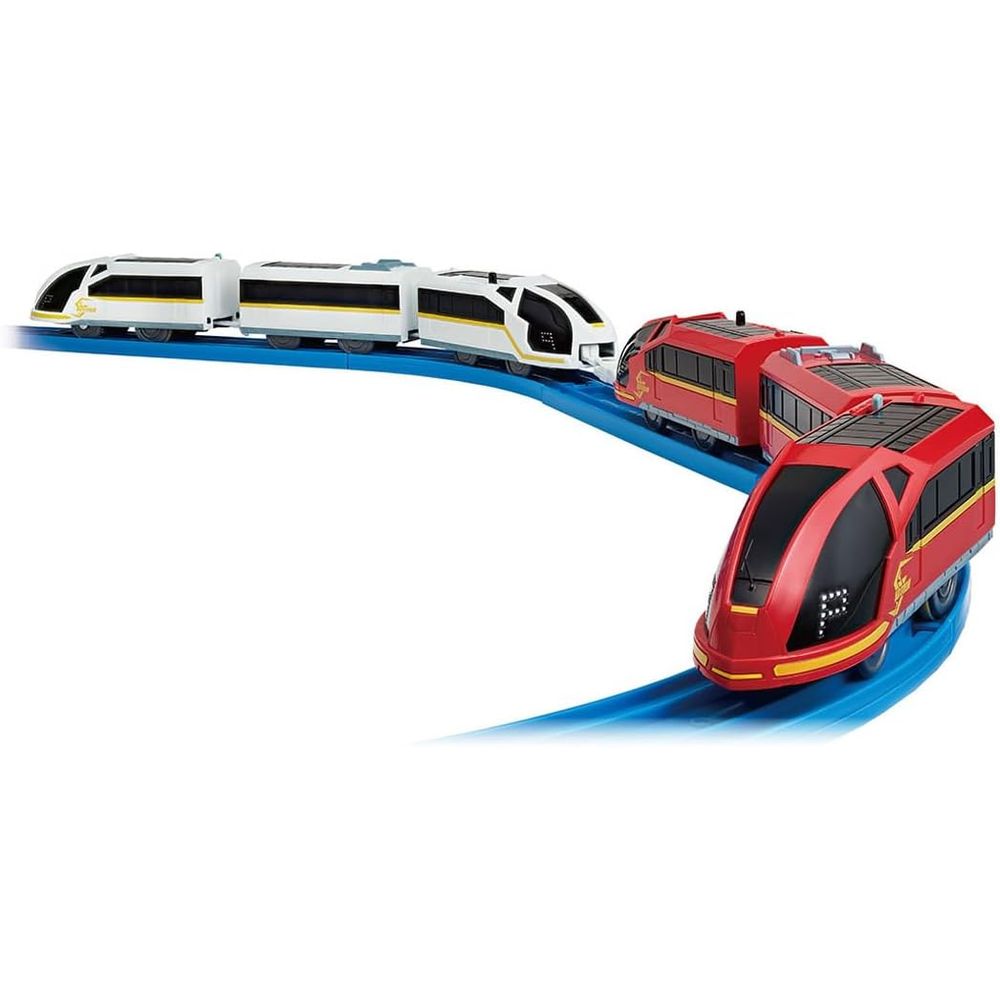 プラレール 前スイッチプラレール パノラマとっきゅうふみきりセット　L特急セット After 50 years, will it actually run?! I bought a used Tommy