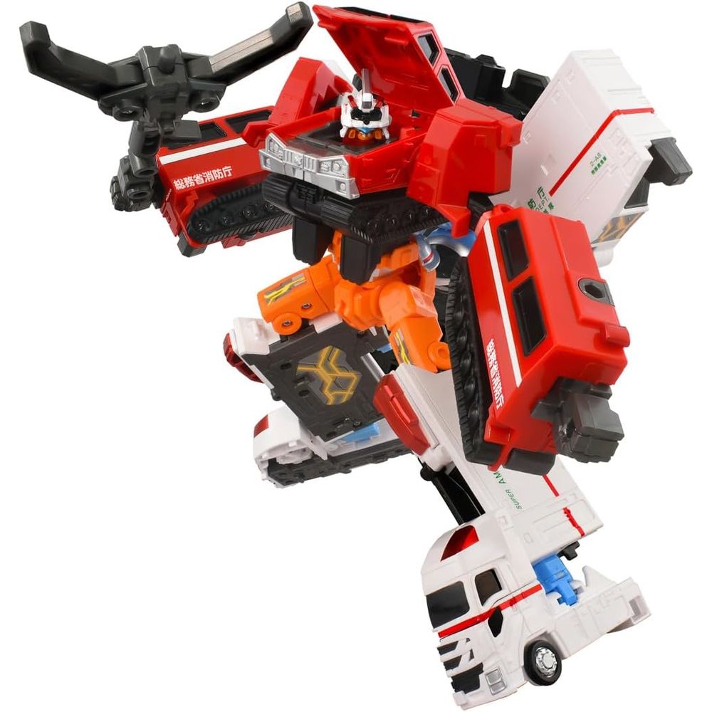 タカラトミー トミカ ジョブレイバー TJBDX ハイパーレスキューブレイバー レッドサラマンダー\u0026スーパーアンビュランス DXセット ミニカー おもちゃ 3歳以上 【北海道・沖縄・離島配送不可】