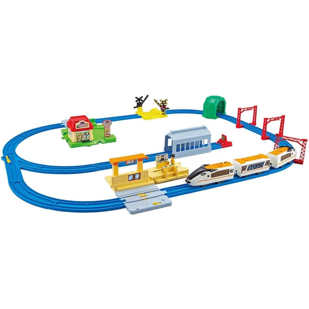 タカラトミー プラレール 見晴らし少からず！トミカと遊べる！動き町仕掛ける 路面電車 鉄道車両 遊び道具 3歳以上 【北海道・沖縄・離島送りとどける不可】
