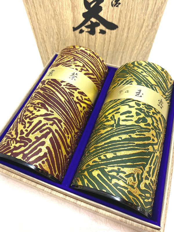 【送料無料】 宇治茶詰め合わせ 悠久 玉露と煎茶 各130g 茶筒 宇治茶 専門店ふじや茶舗 特上 高級 高品質 茶葉 緑茶 お茶 日本茶 京都 老舗 贈り物 ギフト ギフトセット プレゼント 御祝 御礼 内祝 母の日 父の日 敬老の日 お中元 お歳暮 無添加 海外配送