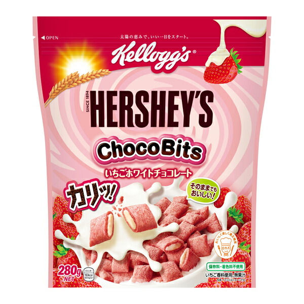 ケロッグ ハーシーチョコビッツいちごホワイトチョコレート 280g 6個入り 2箱 12個入り Kt Bouncesociety Com