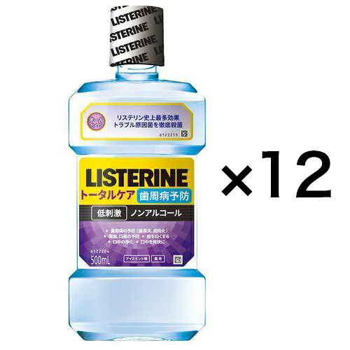 【医薬部外品】リステリン トータルケア歯周クリア 500mL×12個