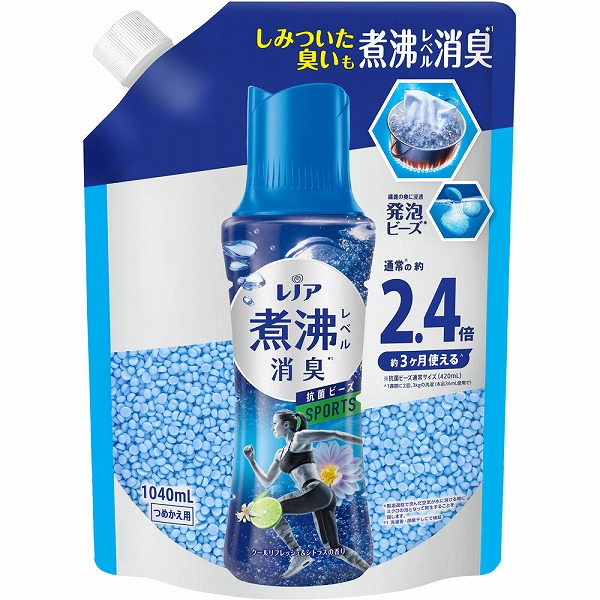 レノア リアル消臭洗剤 スポーツ 1500ml 4個セット 沸騰レベル レノア リアル消臭洗剤 スポーツ 1500ml 4個セット 沸騰レベル